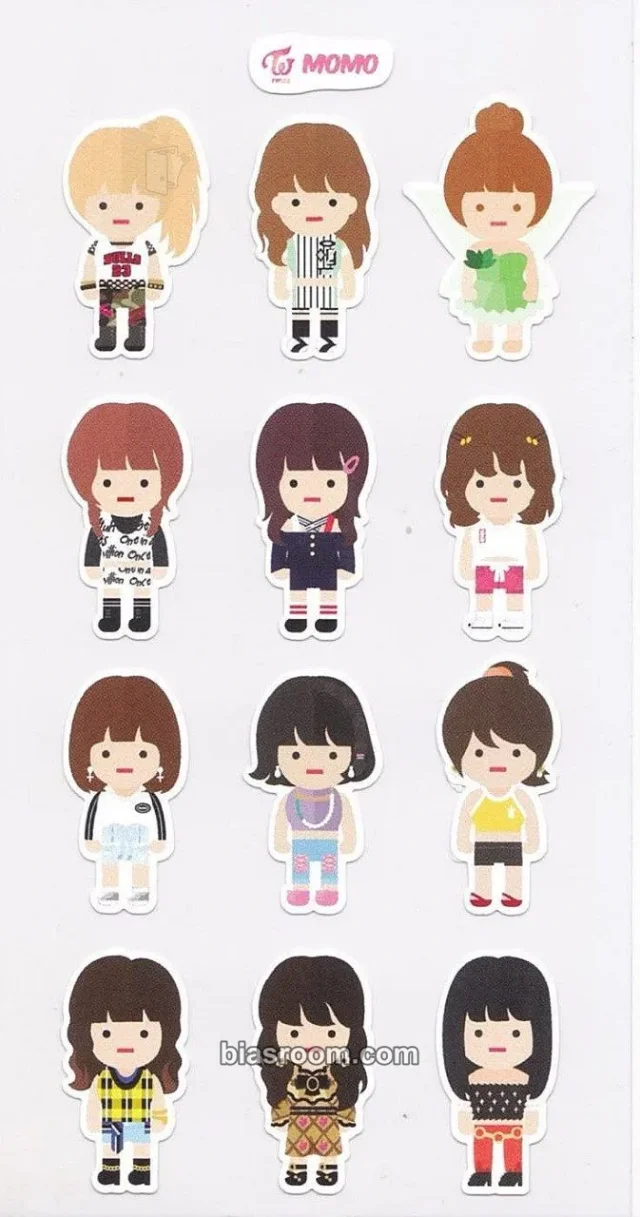 TWICE - Momo - Twaii’s Shop Pop-Up Store Event sticker set sticker sheet