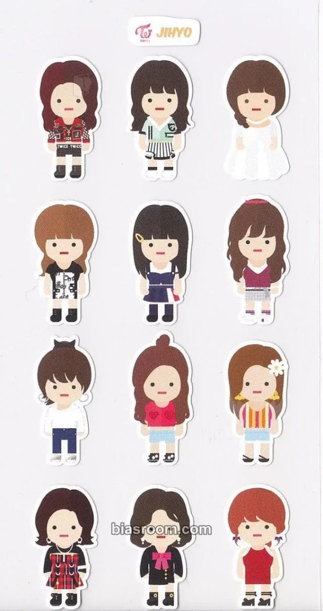 TWICE - Jihyo - Twaii’s Shop Pop-Up Store Event sticker set sticker sheet