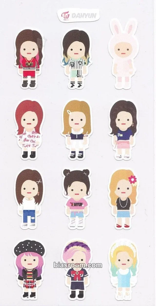 TWICE - Dahyun - Twaii’s Shop Pop-Up Store Event sticker set sticker sheet