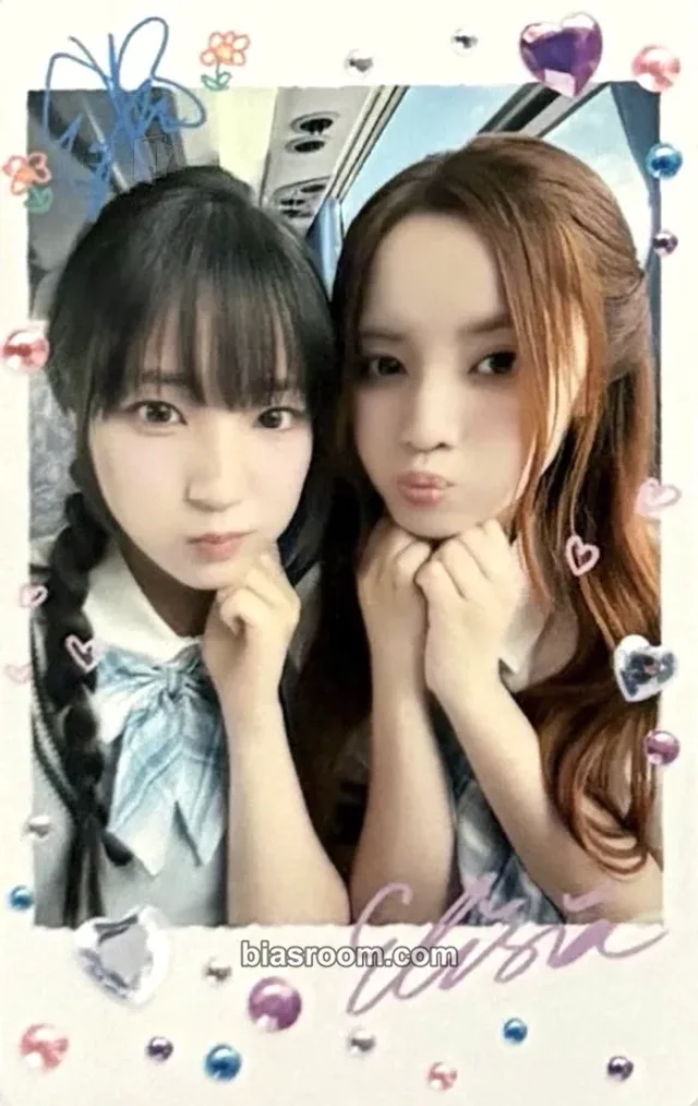 UNIS - Elisia & Yunha - UNI☆Sparkle! Album album photocard polaroid printed signature