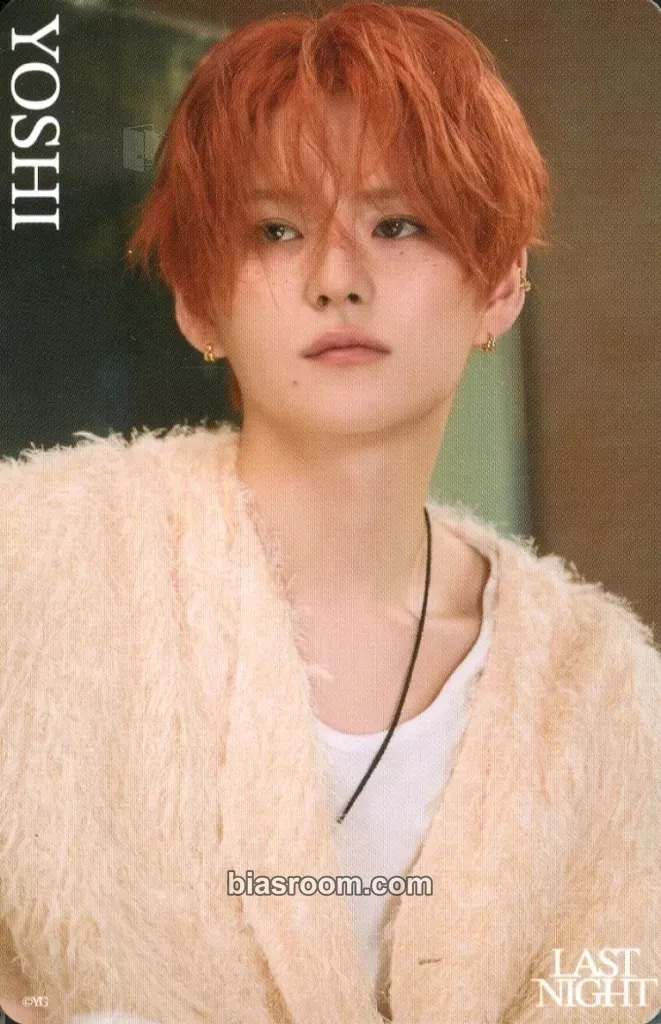 Yoshi Last Night Photocard - TREASURE - TREASURE K-pop photocard
