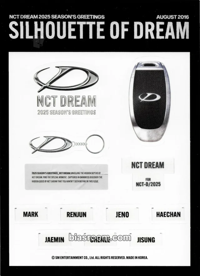 NCT DREAM - Other kit inclusion sticker sheet season's greetings