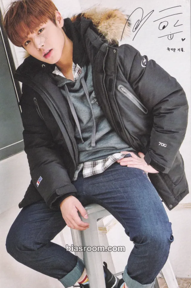 Wanna One - Jihoon - EIDER Other brand collaboration eider postcard