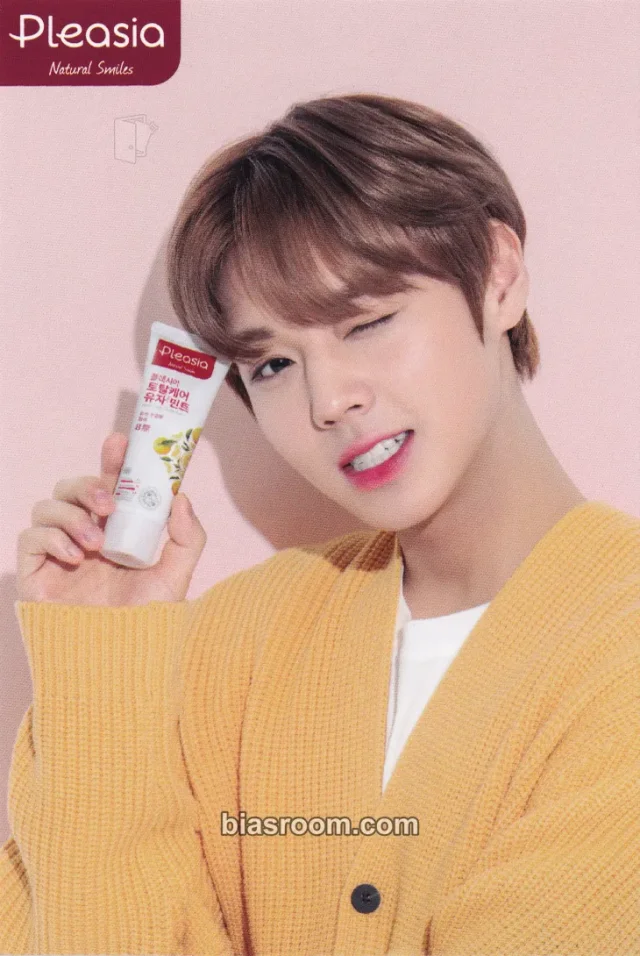 Wanna One - Jihoon - Pleasia Toothpaste Other purchase benefit brand collaboration pleasia postcard