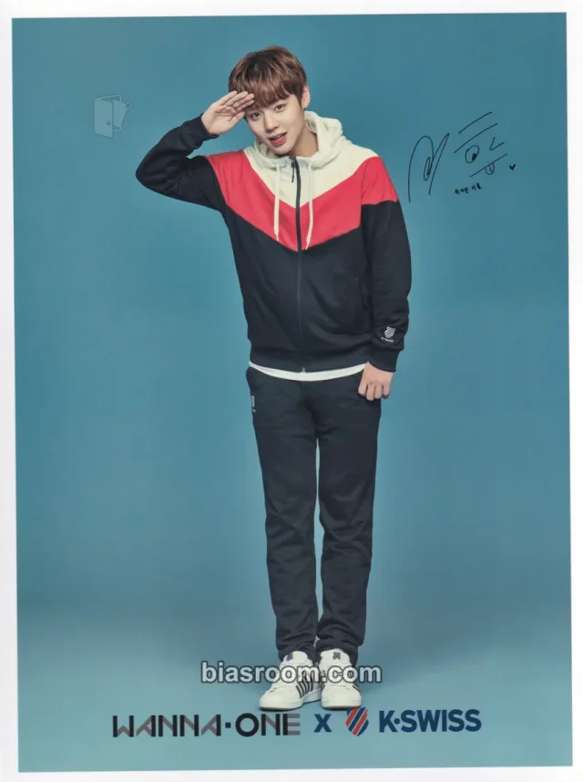 Wanna One - Jihoon - K-SWISS Other purchase benefit brand collaboration k-swiss postcard mini poster