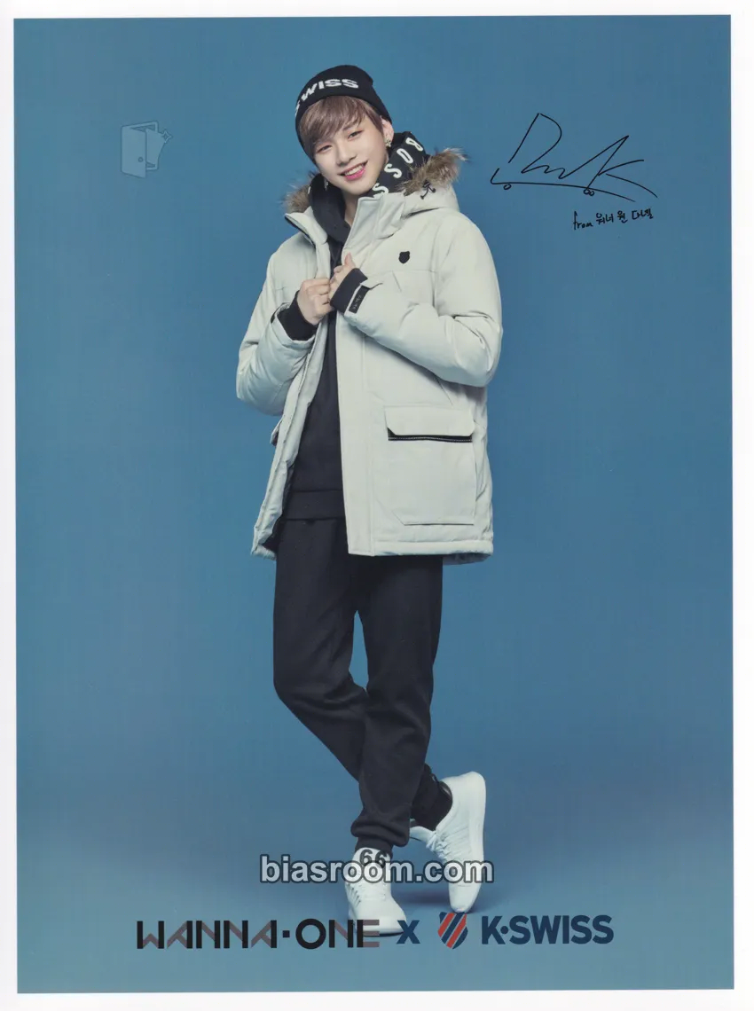 Daniel K-SWISS Photocard - Wanna One - Wanna One K-pop photocard