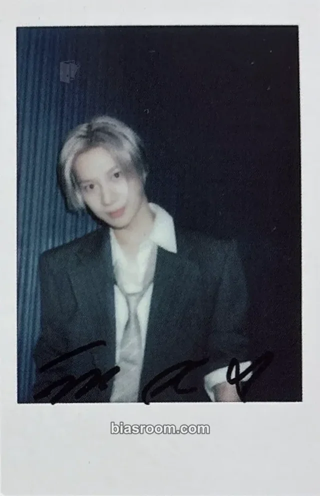 Taemin - Taemin - PHASE 1: Soft Violence Album soundwave lucky draw (LD) polaroid printed signature