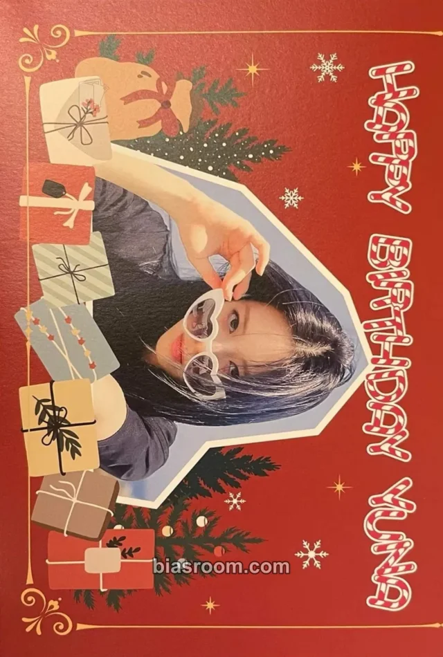 ITZY - Yuna - No bad days Other birthday card december