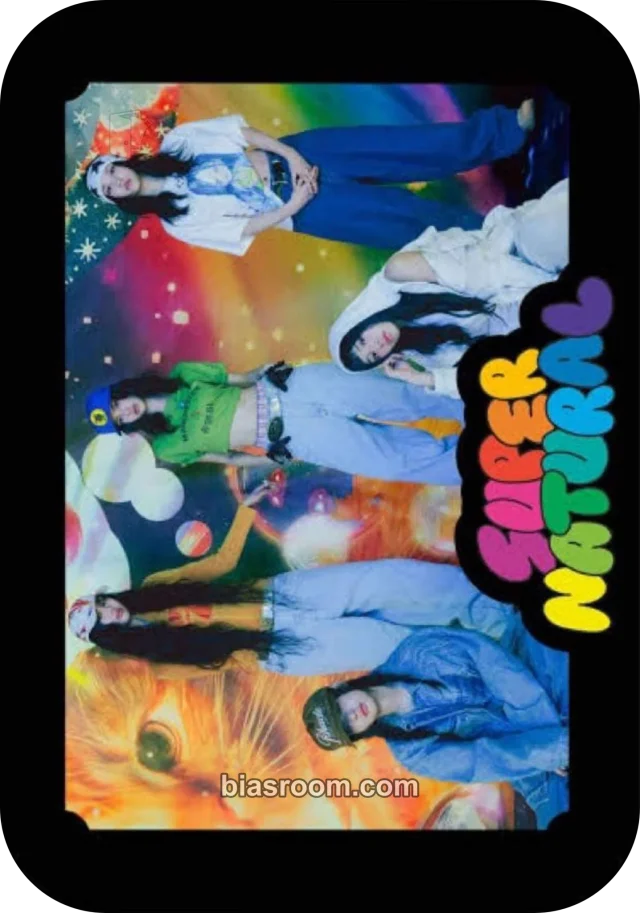 NewJeans - Supernatural Album pob (pre-order benefit) holographic (hologram) non-standard size weverse japan shop (wvj)