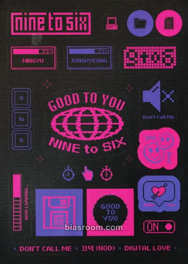 DKZ - Good to You (NINE to SIX) Album on version sticker sheet