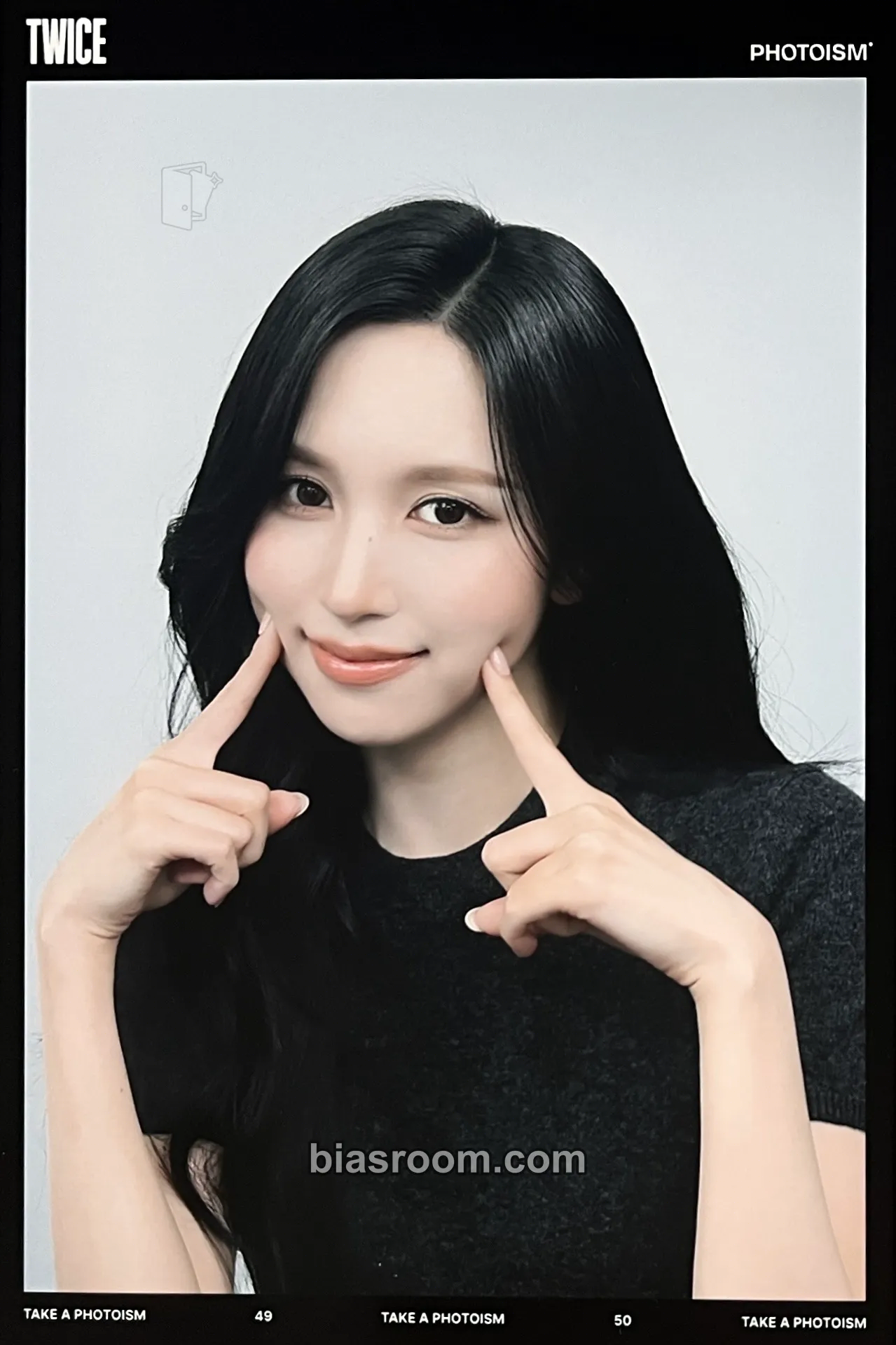 Mina TWICE x photoism Photocard - TWICE - TWICE K-pop photocard