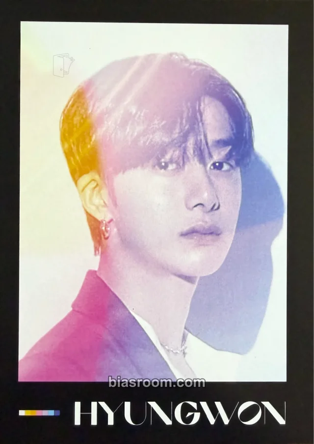 MONSTA X - Hyungwon - No Limit - US Tour Event postcard merch inclusion USA item set