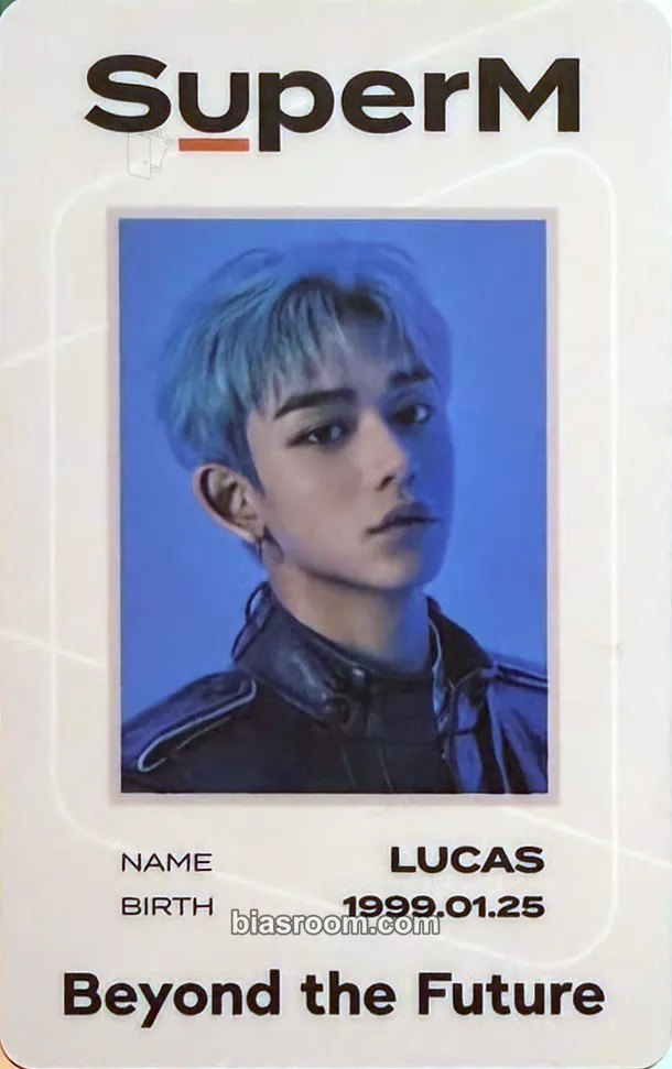 Lucas SuperM Beyond The Future Photocard - SuperM - SuperM K-pop photocard