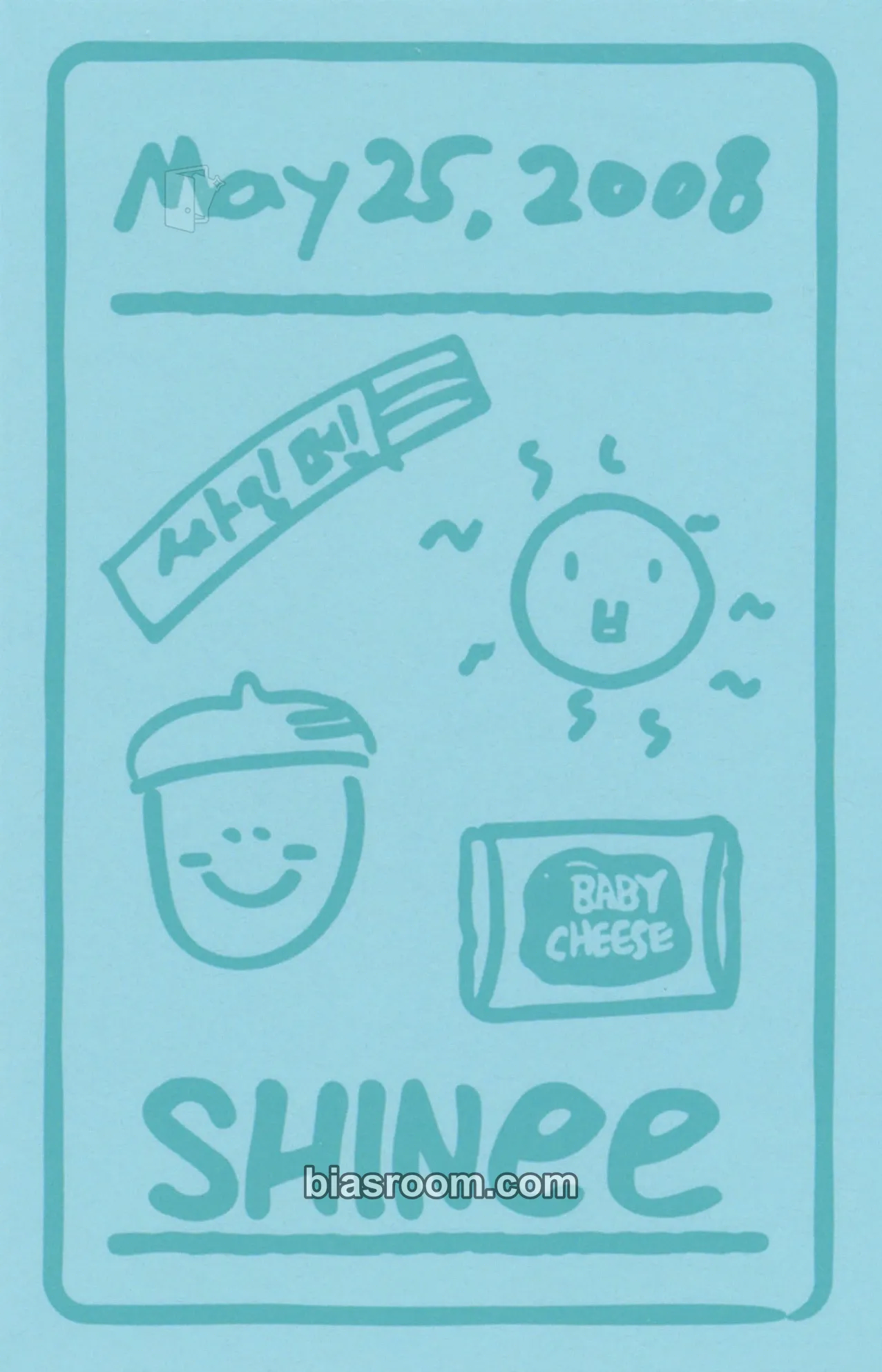 SHINee Anniversary Merch Photocard - SHINee - SHINee K-pop photocard