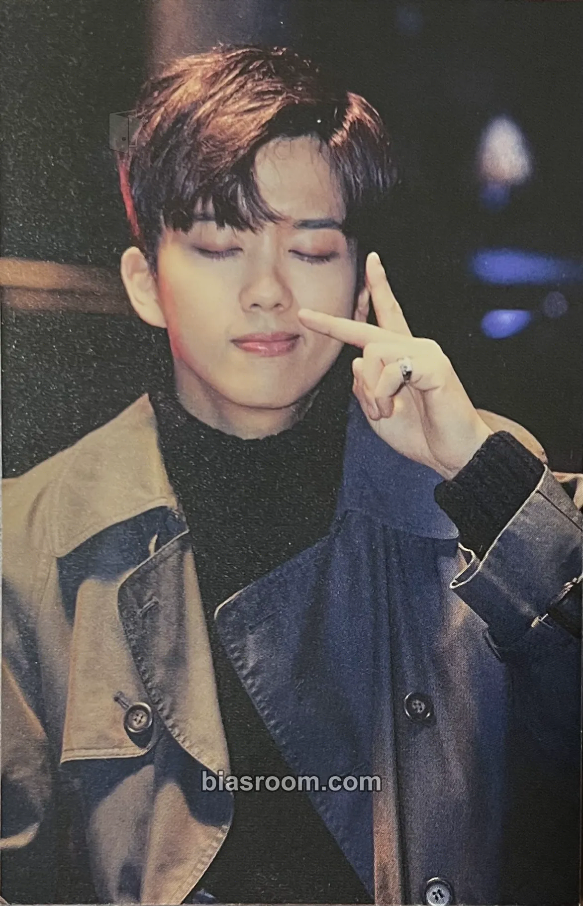 Youngjae Noir Photocard - BANG&JUNG&YOO&MOON - BANG&JUNG&YOO&MOON K-pop photocard