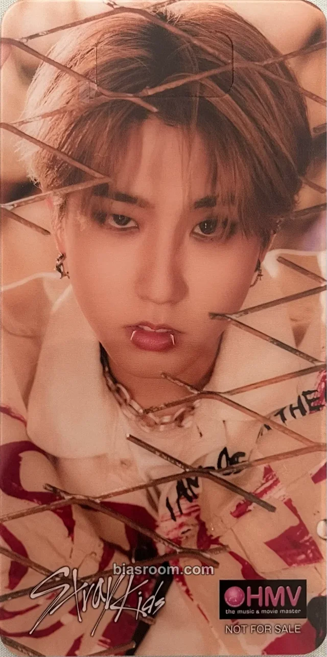 Stray Kids - HAN - Scars Album bookmark hmv japan pob (pre-order benefit) transparent/translucent