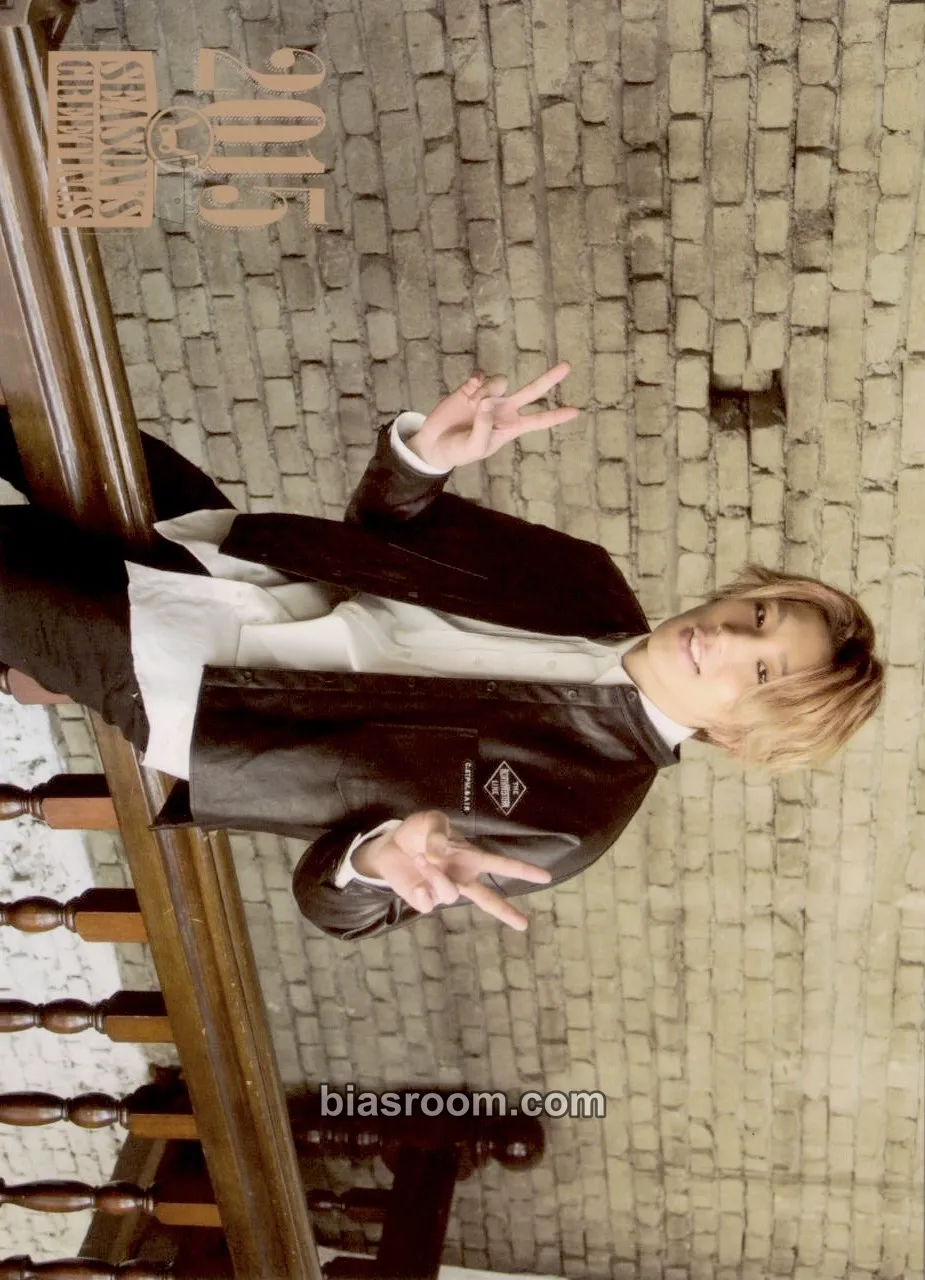Jongup 2015 Season’s Greetings Photocard - BANG&JUNG&YOO&MOON - BANG&JUNG&YOO&MOON K-pop photocard