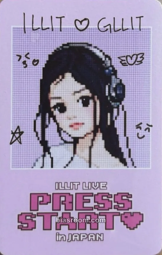 Minju ILLIT LIVE ‘PRESS START♥︎︎︎’ Photocard - ILLIT - ILLIT K-pop photocard