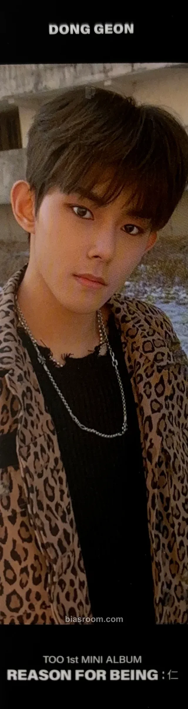 TO1 - Donggeon - REASON FOR BEING: Benevolence Album bookmark makestar video call (fancall) signed album event