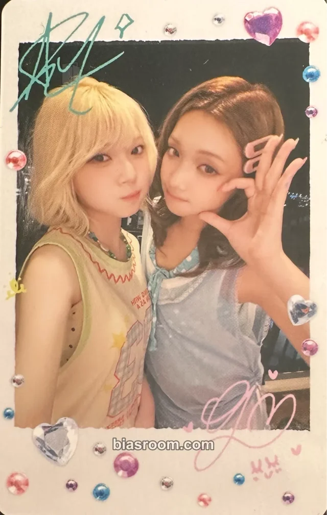 UNIS - Gehlee & Kotoko - UNI☆Sparkle! Album album photocard polaroid printed signature