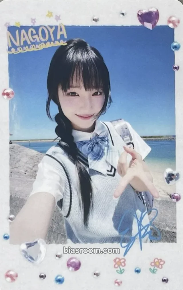 UNIS - Yunha - UNI☆Sparkle! Album polaroid release event nagoya printed signature offline