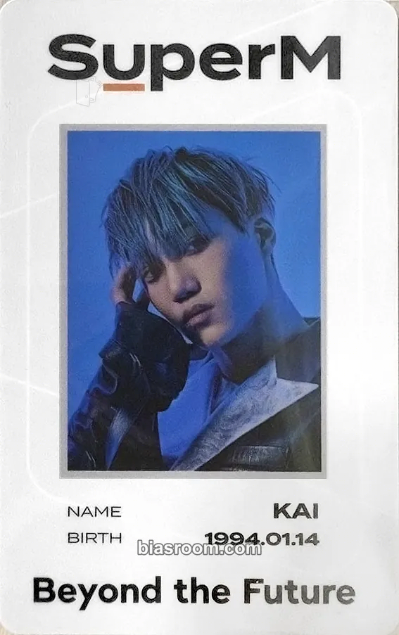 Kai SuperM Beyond The Future Photocard - SuperM - SuperM K-pop photocard