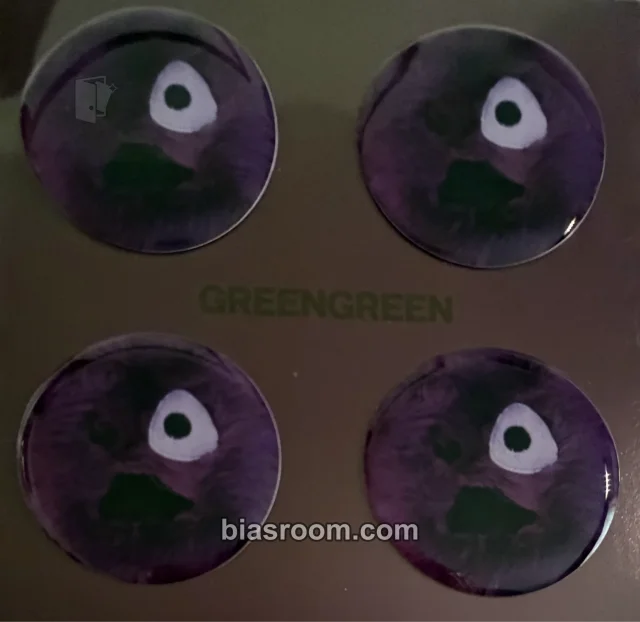 CORTIS - GREENGREEN Album epoxy stickers acai version ball version album inclusion