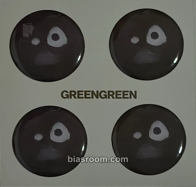 CORTIS - GREENGREEN Album epoxy stickers ball version album inclusion tnt version