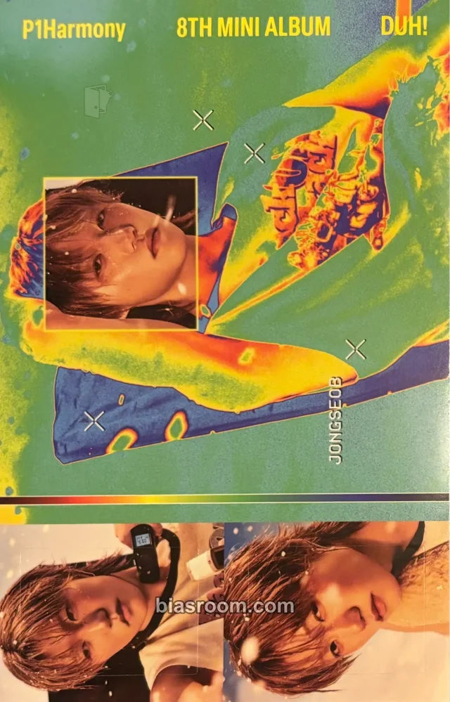 P1Harmony - Jongseob - DUH! Album sticker sheet album inclusion