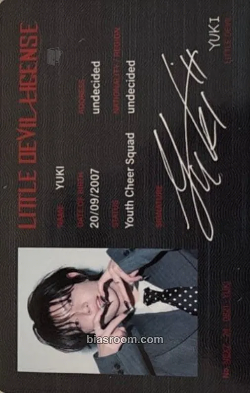 Yuki Hellmate Photocard - NEXZ - NEXZ K-pop photocard
