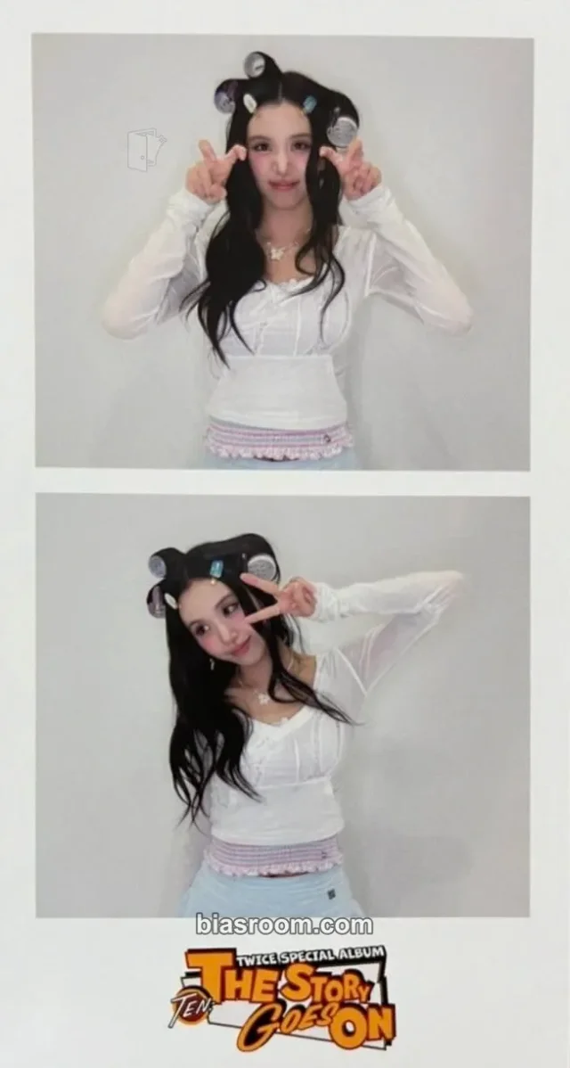 TWICE - Chaeyoung - TEN: The Story Goes On Album set benefit 2 cut photo musicplant (music plant) lucky draw (LD)