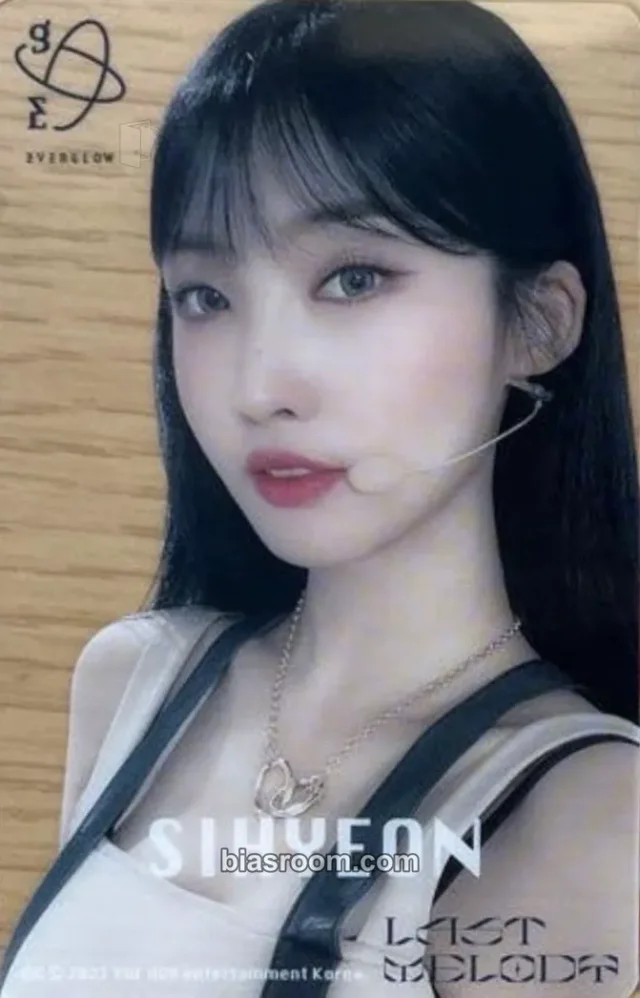 EVERGLOW - Sihyeon - Last Melody Album transparent/translucent pob (pre-order benefit) tower records japan