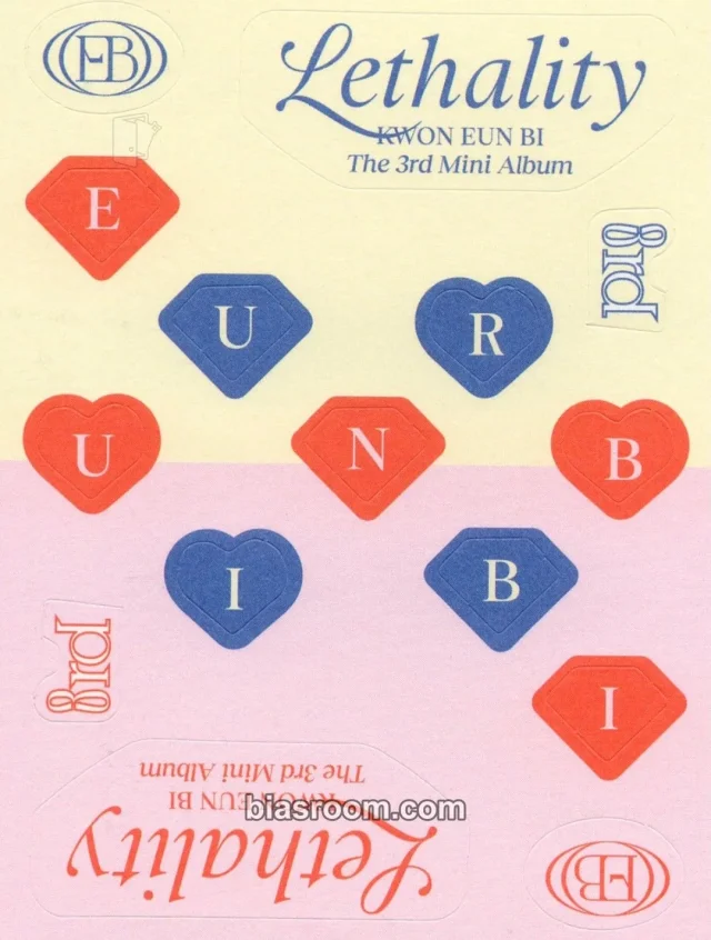 Kwon Eunbi - Kwon Eunbi - Lethality Album album inclusion poca album sticker sheet