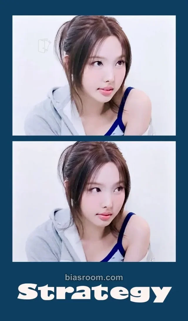 TWICE - Nayeon - STRATEGY Album 2 cut photo blue dream media (bdm) set benefit lucky draw (LD) round 2
