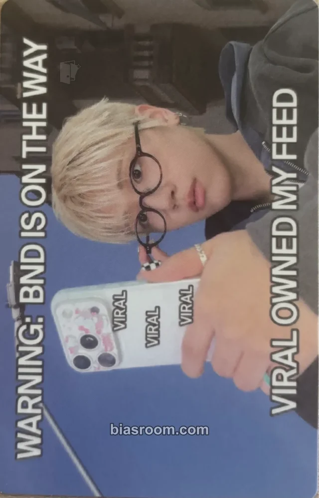 BOYNEXTDOOR - Riwoo - HOME Album showcase meme card special gift