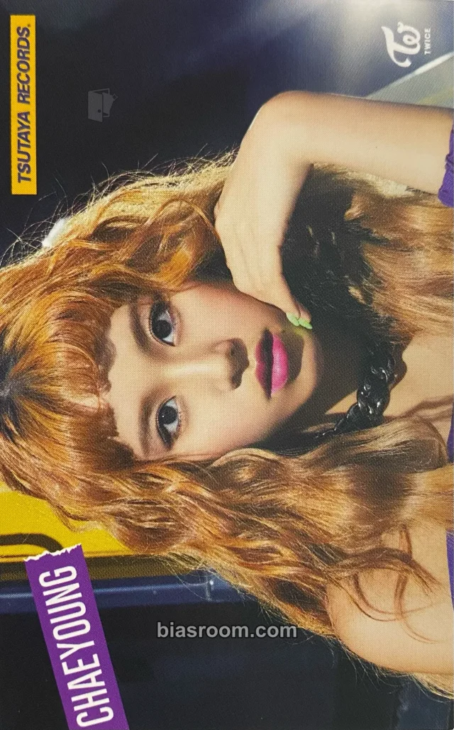 TWICE - Chaeyoung - BDZ Album japan pob (pre-order benefit) tsutaya photocard calendar