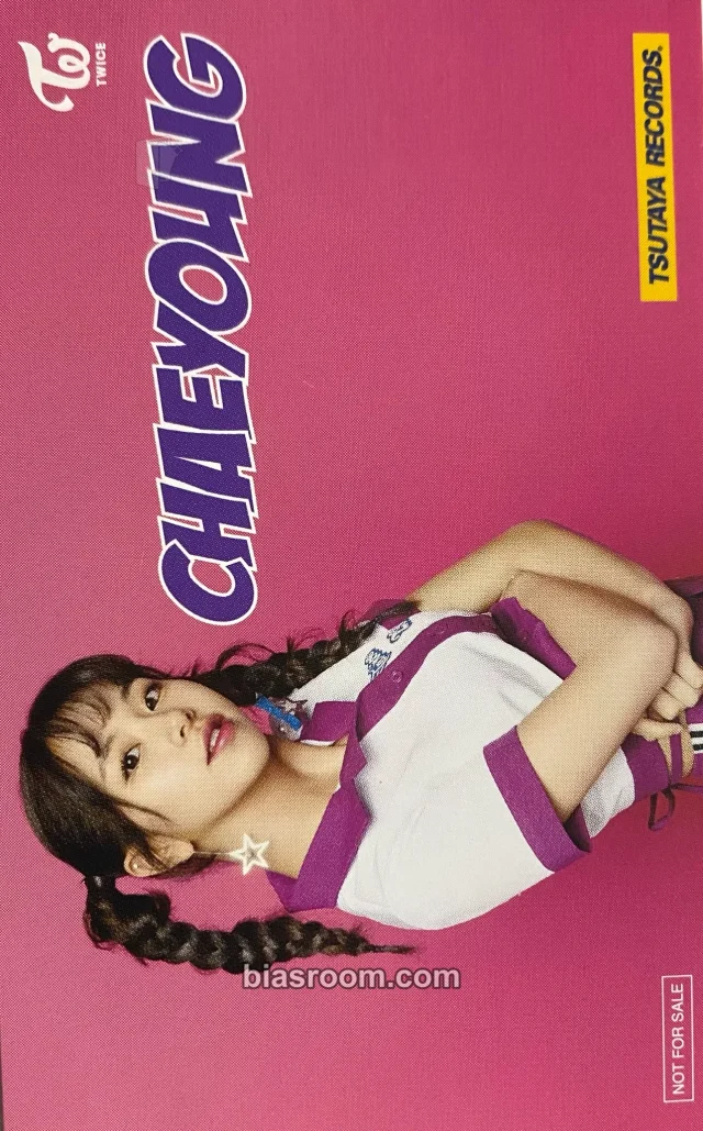 TWICE - Chaeyoung - One More Time Album japan photocard calendar tsutaya pob (pre-order benefit)