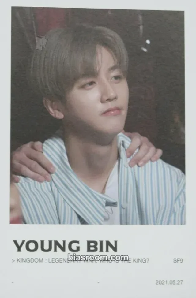 SF9 - Youngbin - 2021 KINGDOM : Legendary War Event postcard kingdom: legendary war