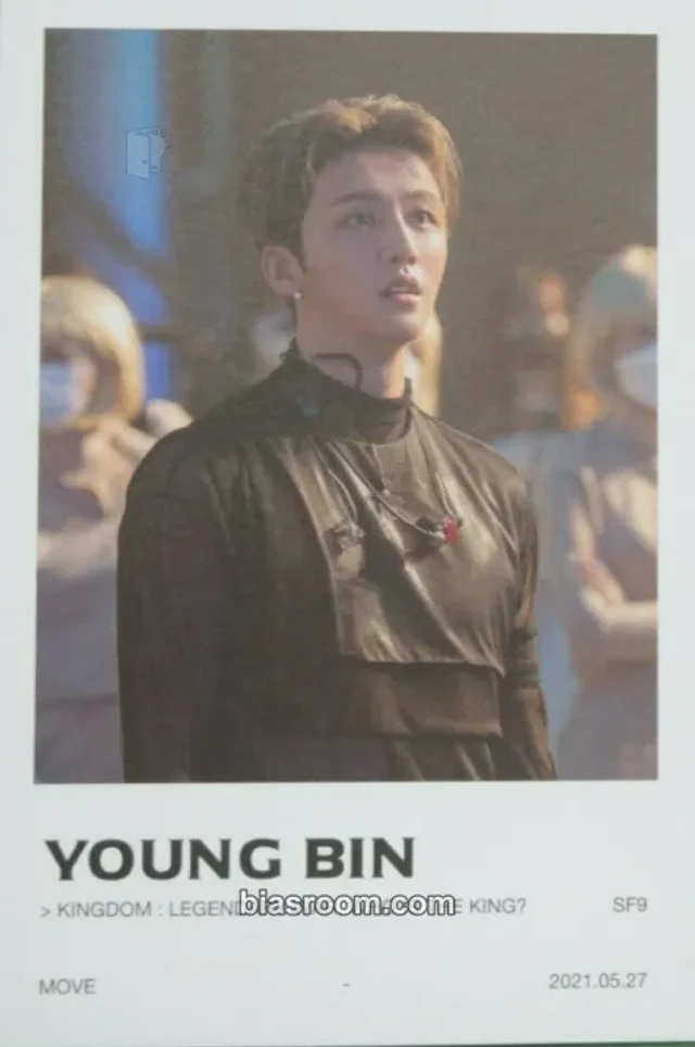 SF9 - Youngbin - 2021 KINGDOM : Legendary War Event postcard kingdom: legendary war