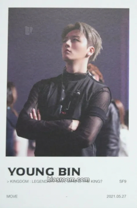 Youngbin 2021 KINGDOM : Legendary War Photocard - SF9 - SF9 K-pop photocard