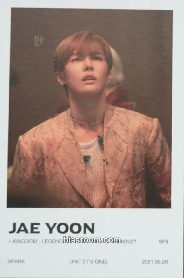 SF9 - Jaeyoon - 2021 KINGDOM : Legendary War Event postcard kingdom: legendary war
