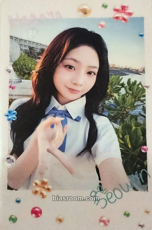 UNIS - Seowon - UNI☆Sparkle! Album release event nagoya polaroid printed signature offline