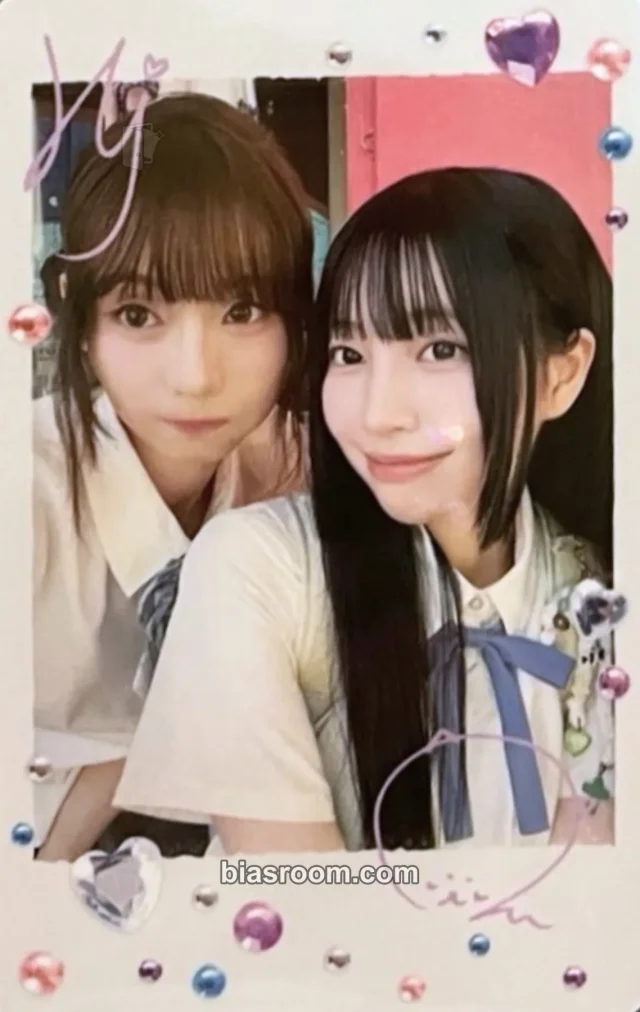 UNIS - Hyeonju & Nana - UNI☆Sparkle! Album album photocard polaroid printed signature