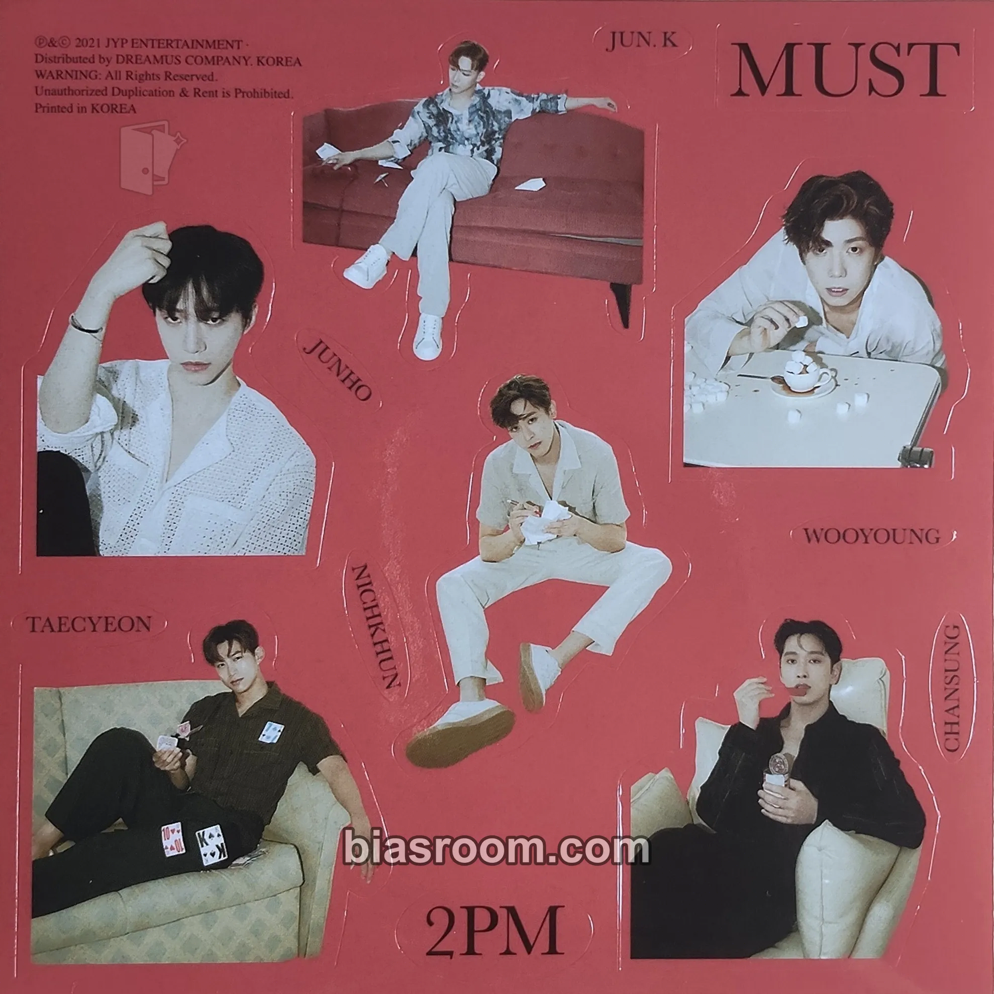 MUST Photocard - 2PM - 2PM K-pop photocard