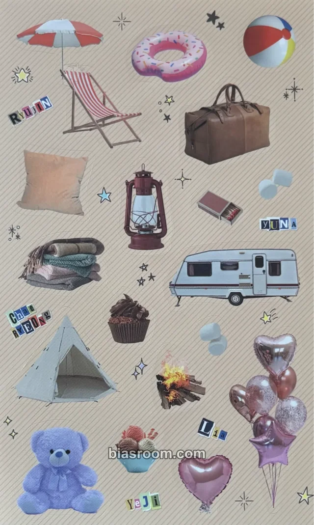 ITZY - Other season's greetings kit inclusion sticker sheet item set