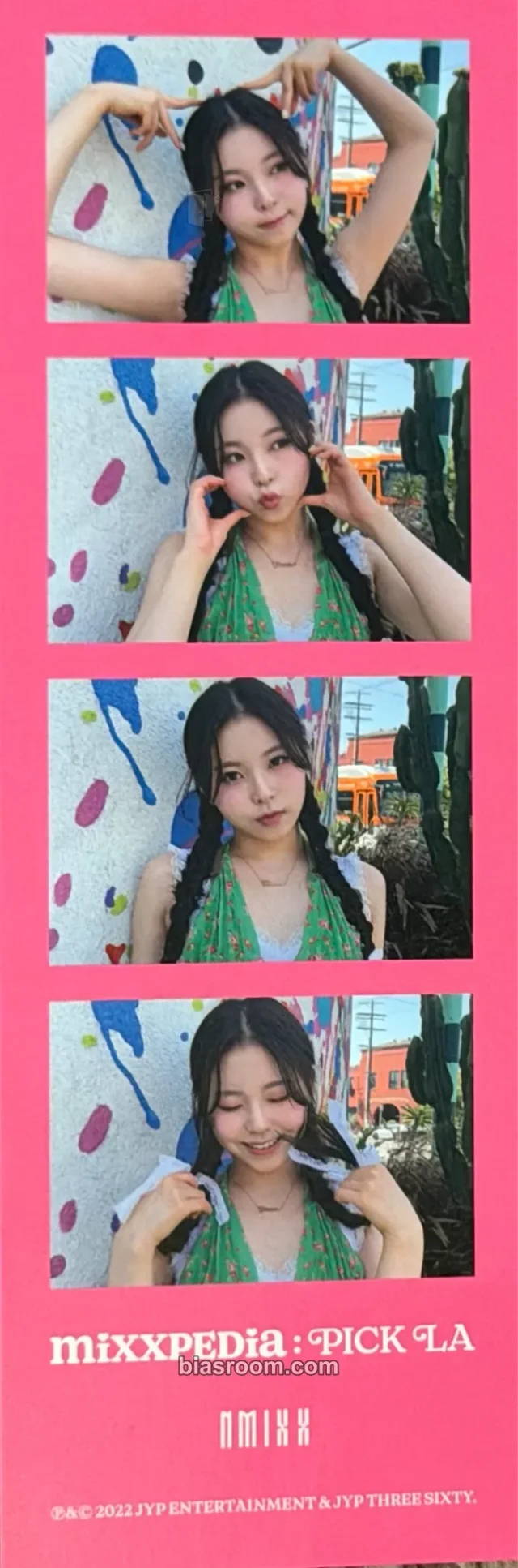 NMIXX - Kyujin - MIXXPEDIA : PICK LA Other 4 cut photo photobook inclusion