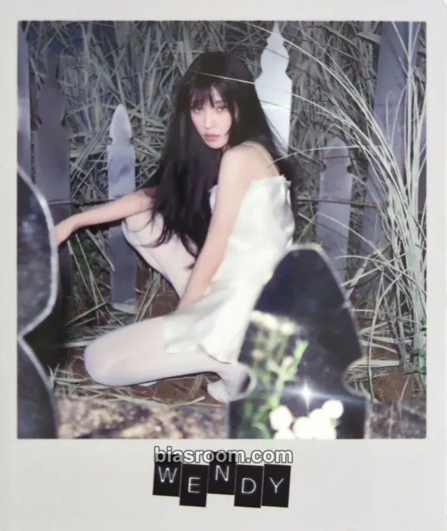 Red Velvet - Wendy - Cerulean Verge Album photobook version polaroid