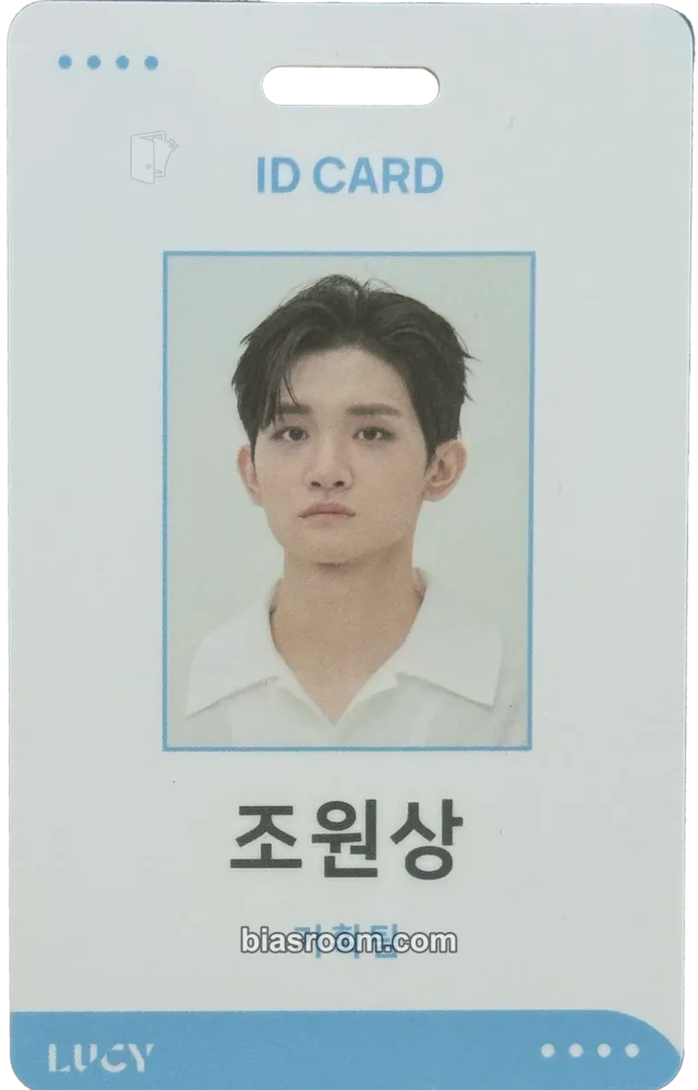 LUCY - Wonsang - Blue Album merch id card whosfan pop-up cafe
