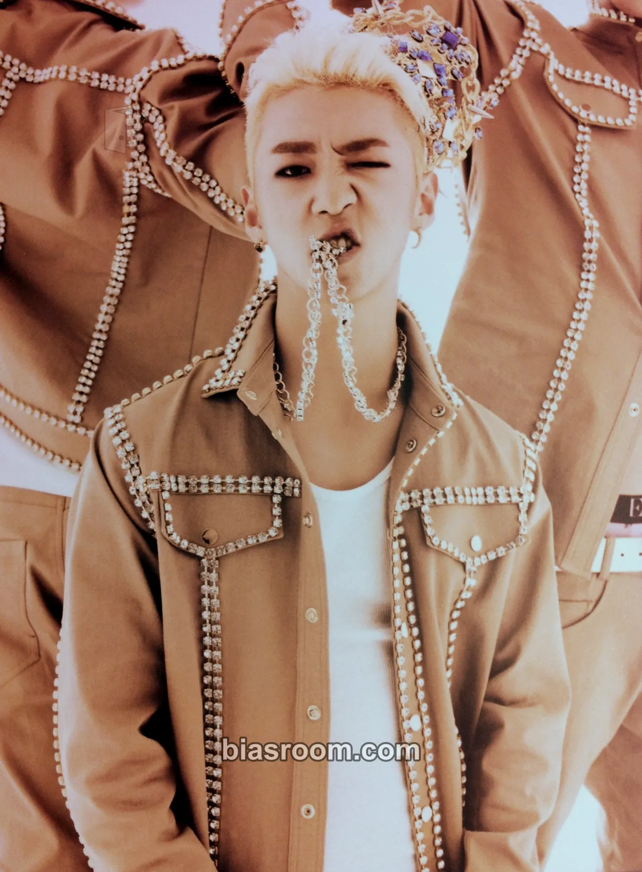 Yongguk BABY - B.A.P Official Fan Club Special Goods Photocard - BANG&JUNG&YOO&MOON - BANG&JUNG&YOO&MOON K-pop photocard