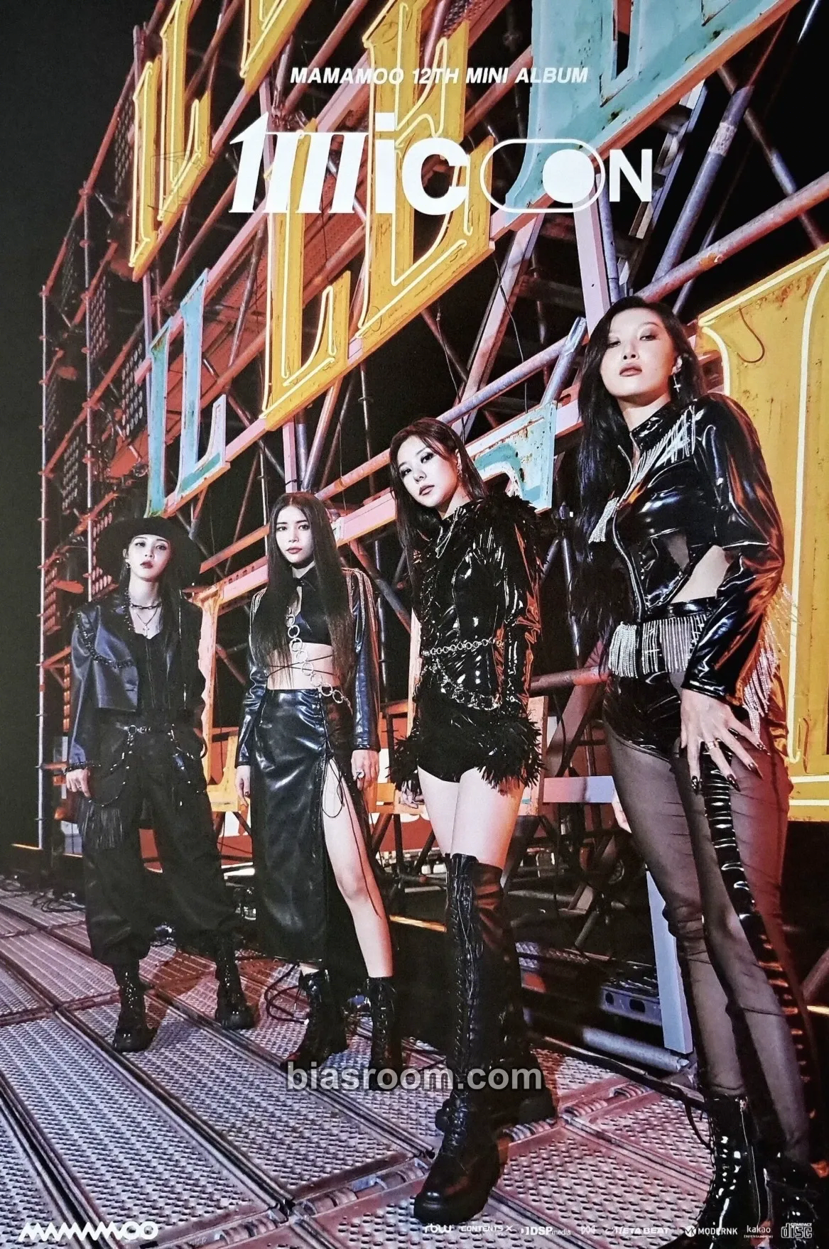 MIC ON Photocard - MAMAMOO - MAMAMOO K-pop photocard